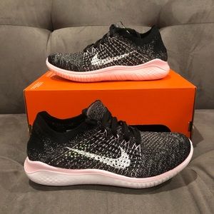 Nike Free Run Flyknit 2018 ‘Black/White’